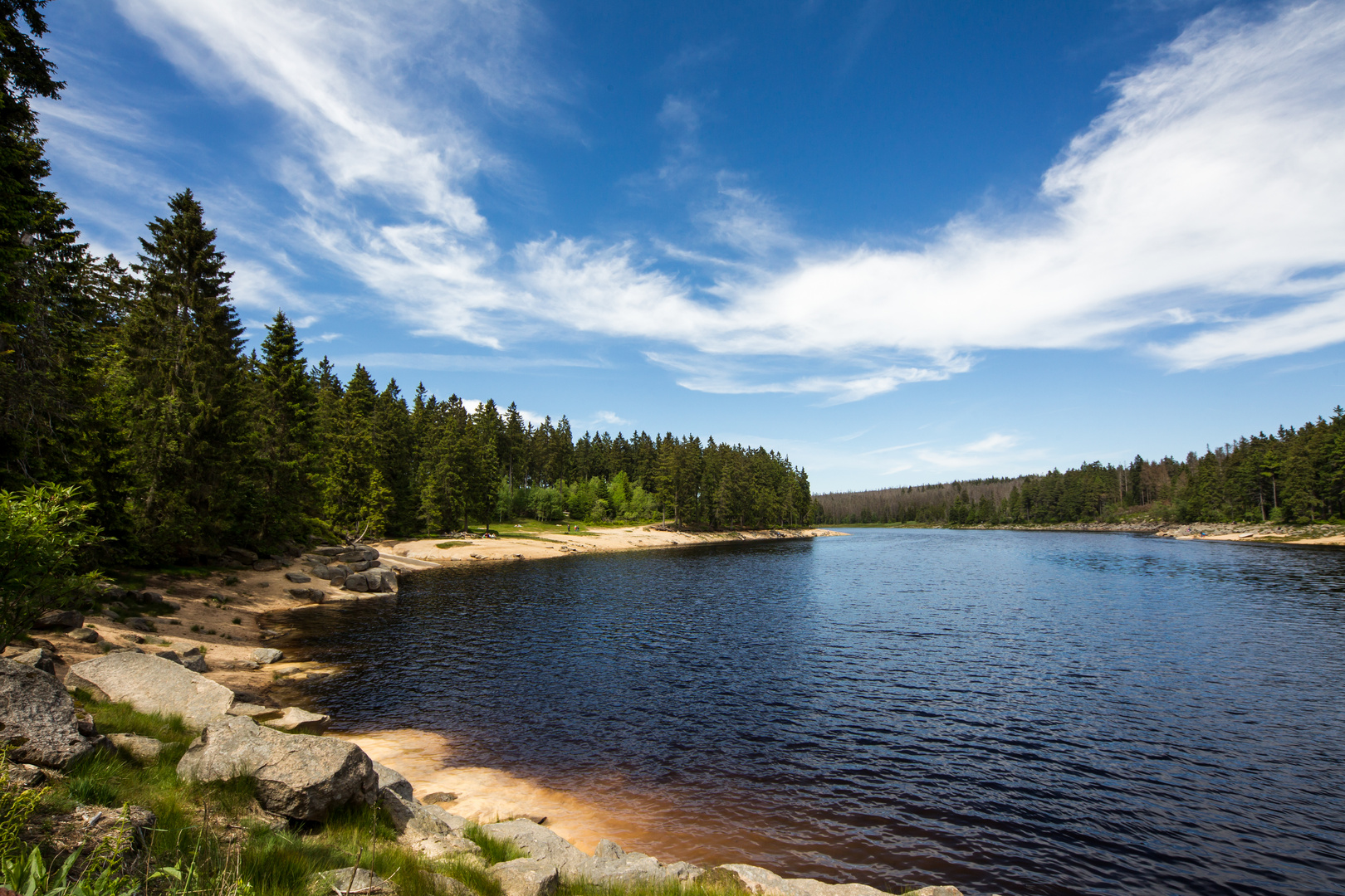 Der Oderteich im Oberharz