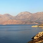 Der östliche Teil Kretas, mit dem Afendis Stavromenos, übers Meer gesehen!