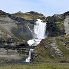 Der Ofaerufoss in Islands Süden.