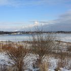Der Olbersdorfer See mitten im Winter