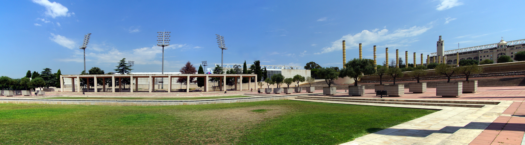 Der Olympiapark auf dem Montjuïc