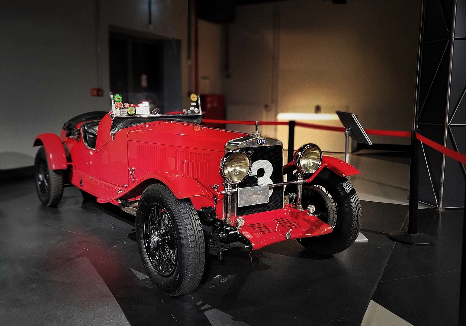 der OM Fiat - Oft der Star bei der Mille Miglia, Baujahr 1930 -58 PS