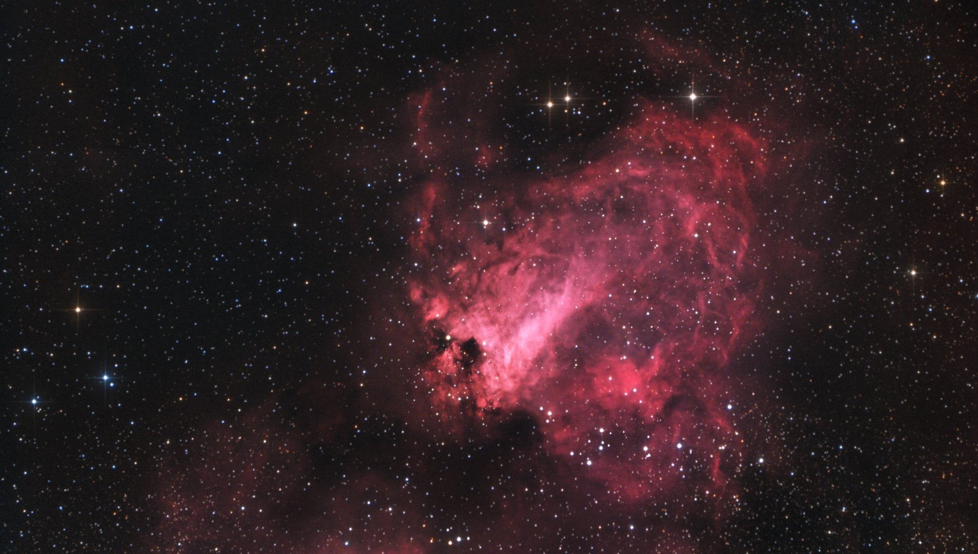 Der Omega Nebel Im Sternbild Schutze Foto Bild Himmel Natur Universum Bilder Auf Fotocommunity