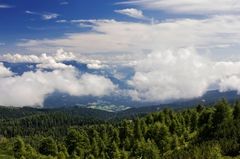 Der Ossiacher See von oben