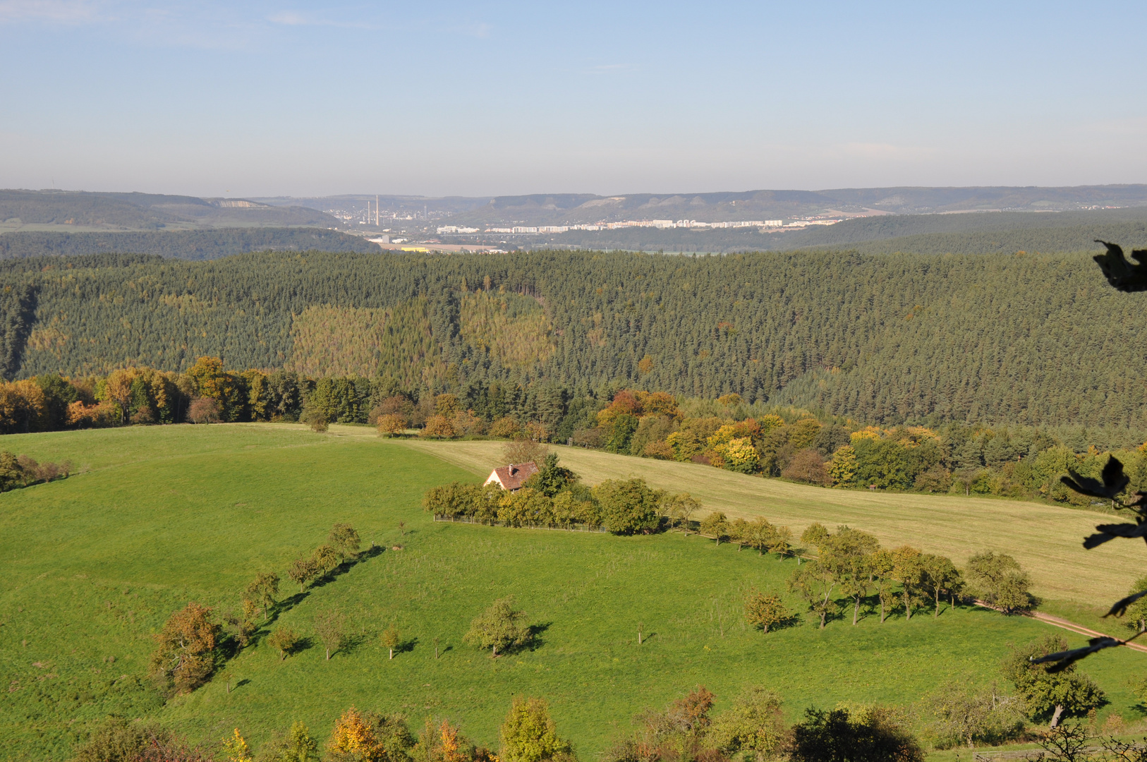 der Osten ist schön - Blick auf Jena von der Leuchtenburg