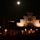 Der "Ostervollmond" am Hafenrestaurant Borwin ...