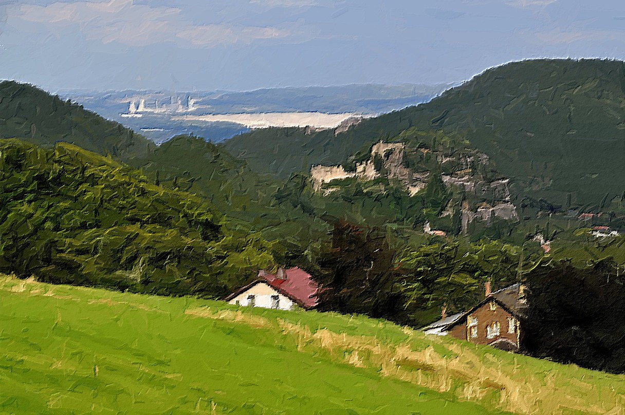 Der Oybin im Zittauer Gebirge