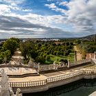 Der Palast von Estoi-ein Blick über die Gärten und ins Hinterland