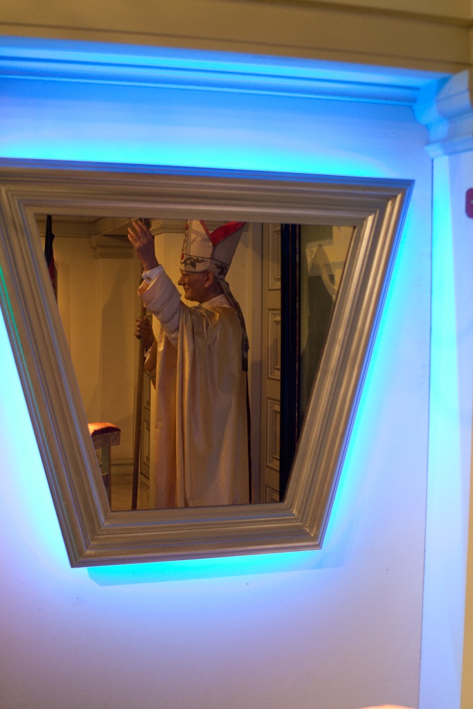 Der Papst bei Madame Tussauds in Amsterdam