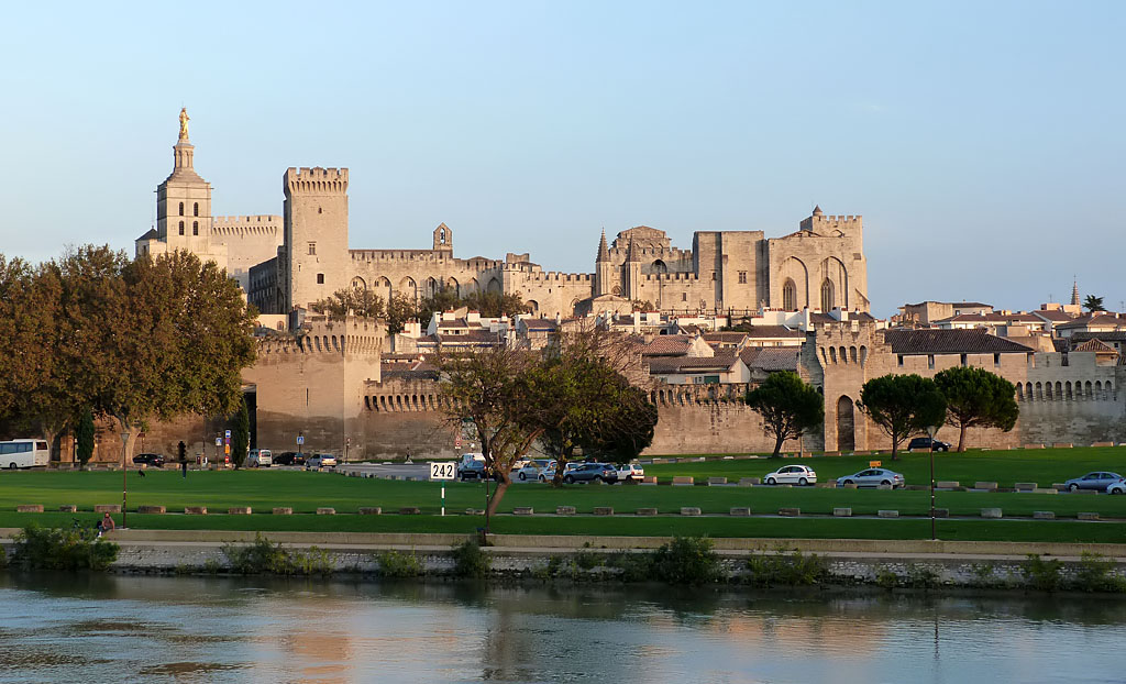 Der Papstpalast in Avignon