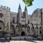 der Papstpalast in Avignon 