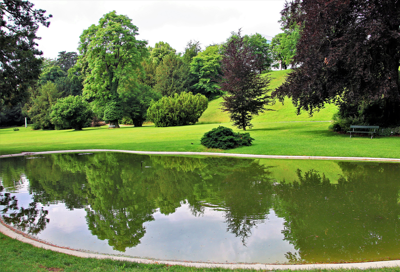 Der Park im Grünen