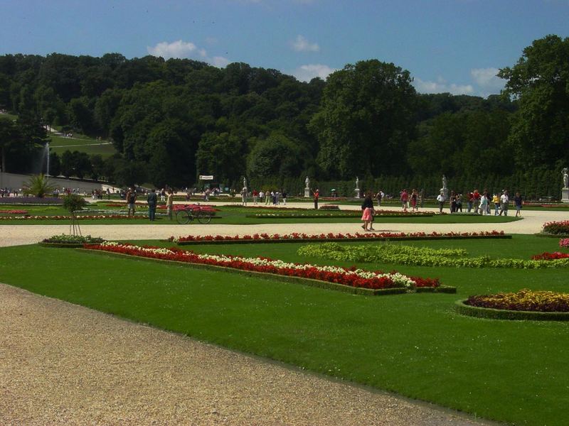 Der Park von Schloß Schönbrunn in Wien