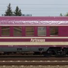 Der "Partywagen" des Euroexpress...