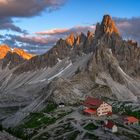 Der Paternkofel im Abendlicht 