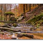 Der Pavillion in der Karlstalschlucht...