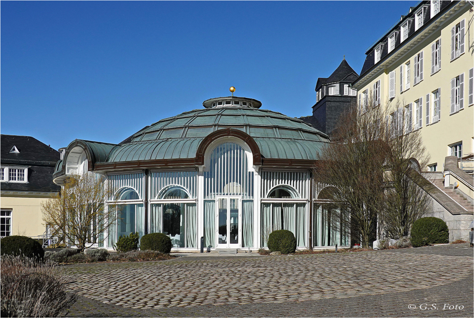 Der Pavillon auf dem Peterberg....