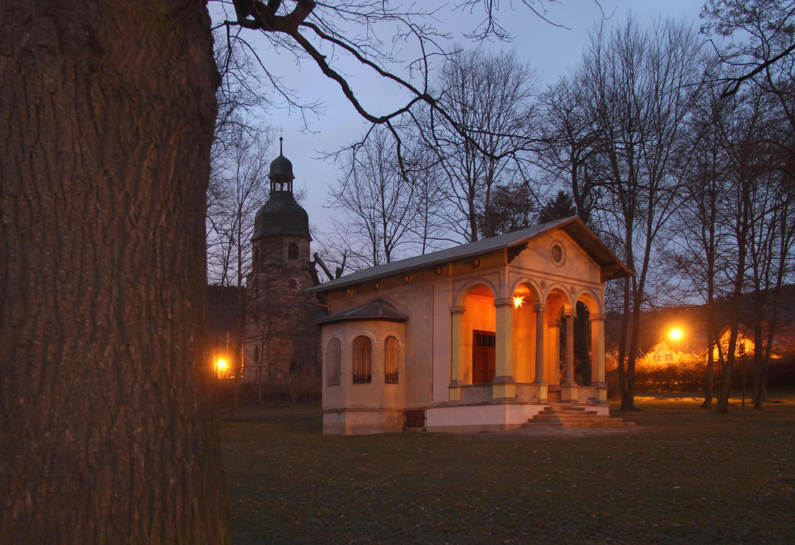 Der Pavillon im Goethe-Park Drackendorf (1)