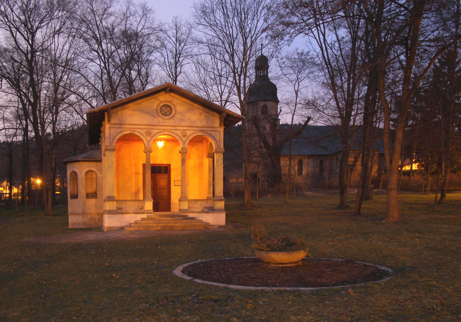 Der Pavillon im Goethe-Park Drackendorf (2)