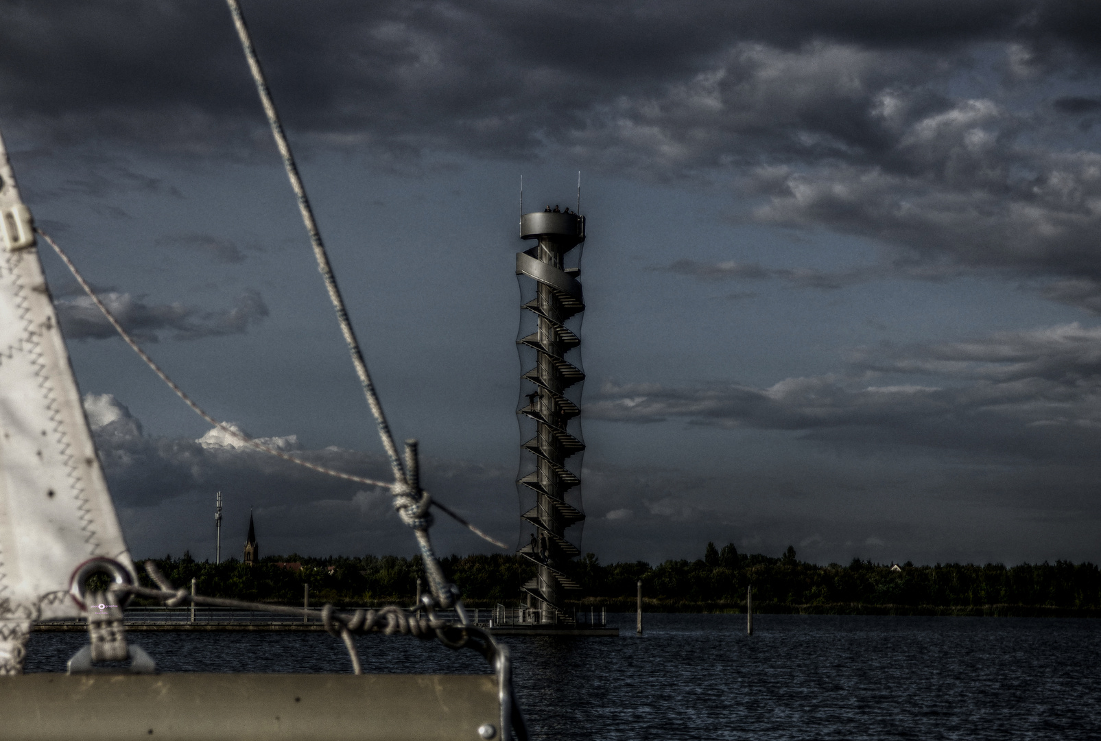 DER PEGELTURM - WAHRZEICHEN DER GOITZSCHE