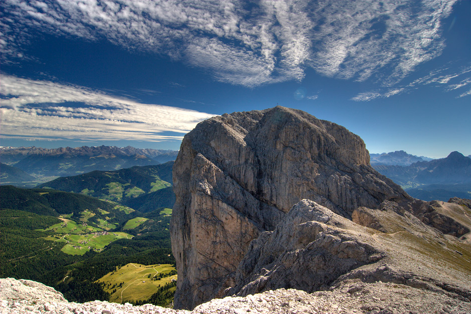 Der Peitlerkofel ...