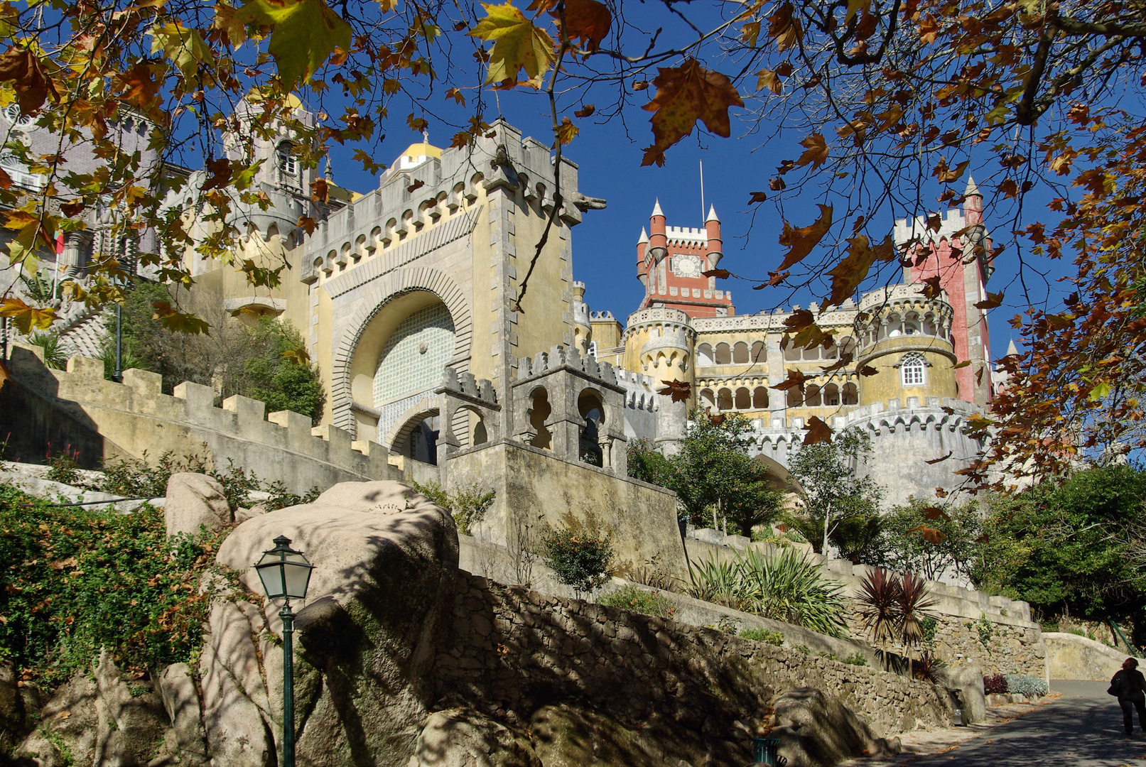 Der Pena-Palast bei Lissabon