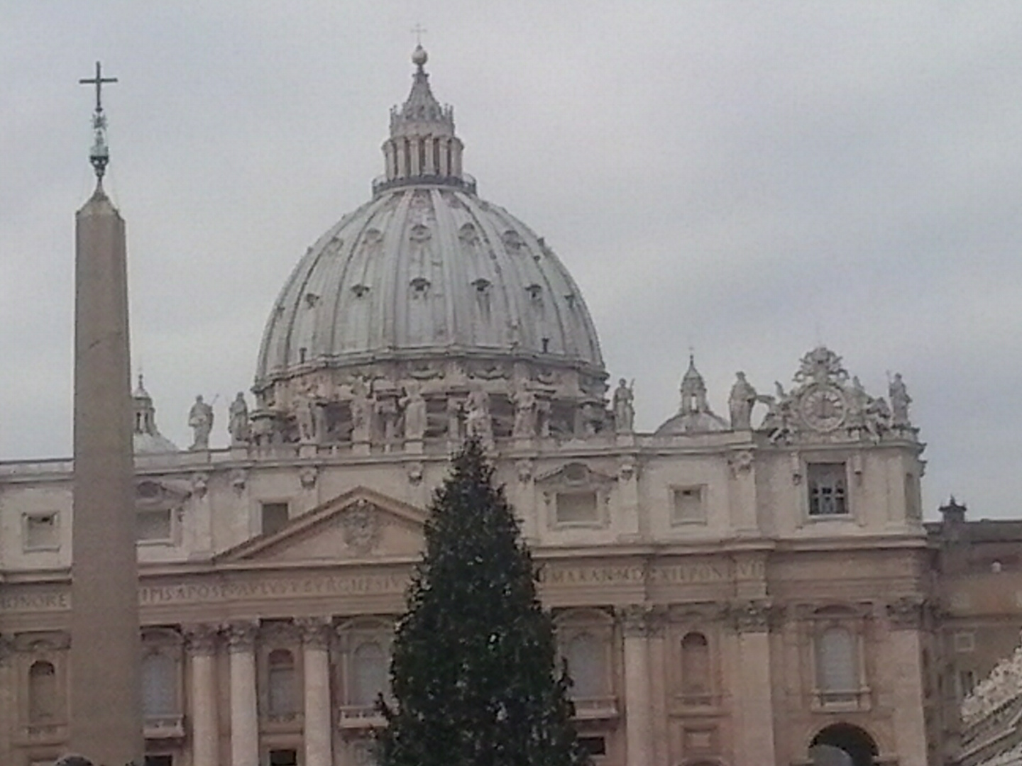 Der Petersdom (mit christbaum9