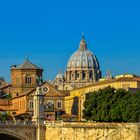 Der Petersdom und die Vittorio Emanuele-Brücke 