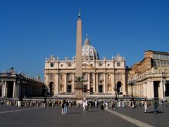 Der Petersplatz in Rom/Vatikan