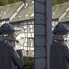 Der Pfeifenmann in Monschau 1 (3D)