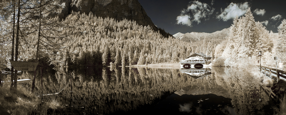 Der Pflegersee bei Garmisch Partenkirchen