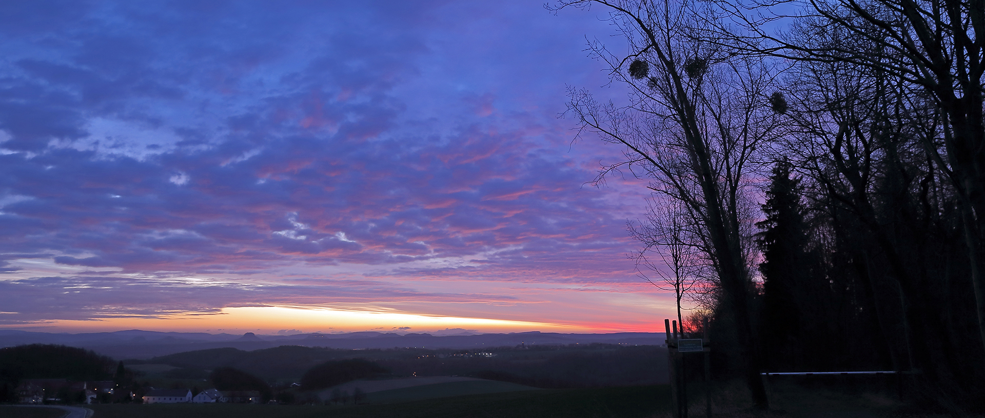 Der phantastische Morgen gestern Bild 1