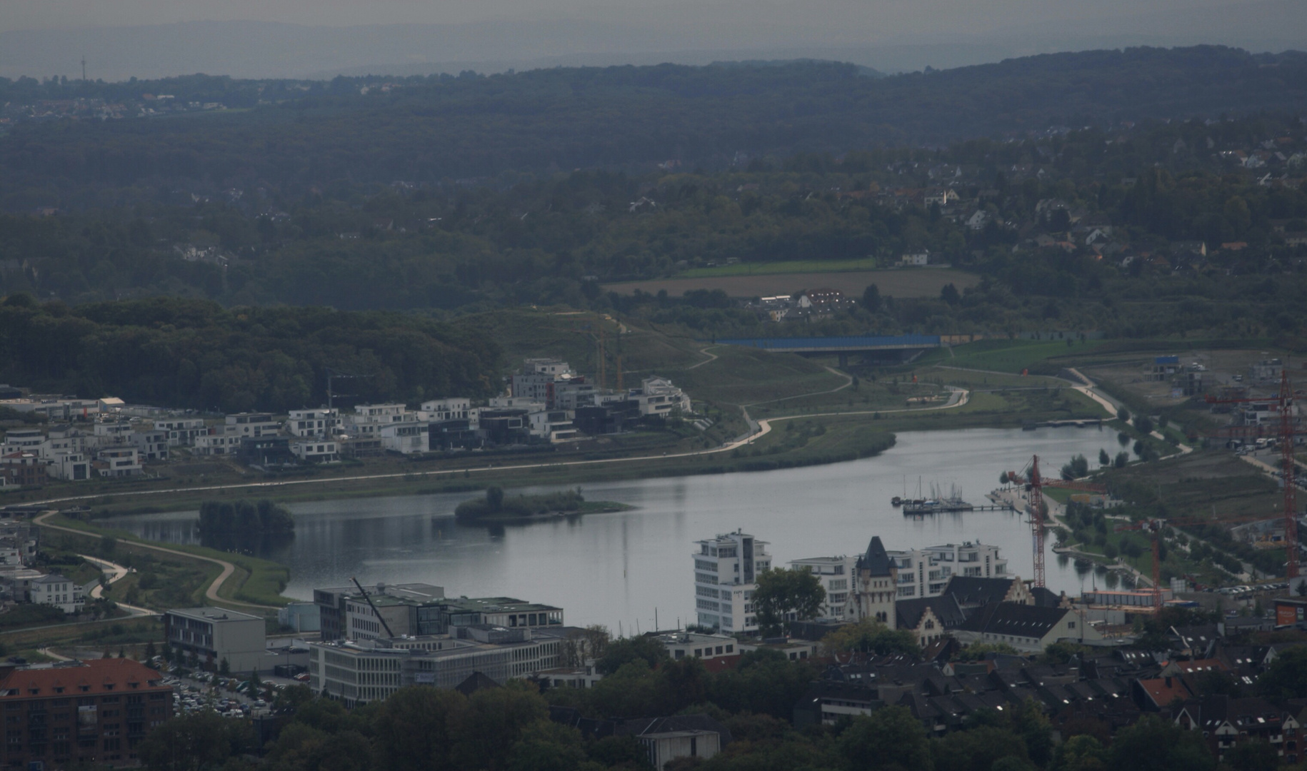 Der phönixsee von oben..