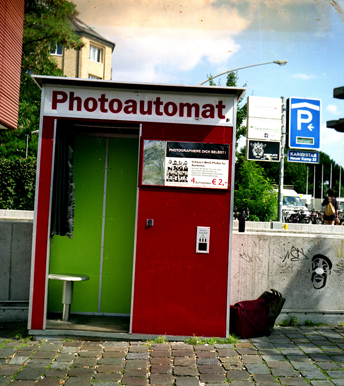 Der Photoautomat in der Nähe des Feldsterns