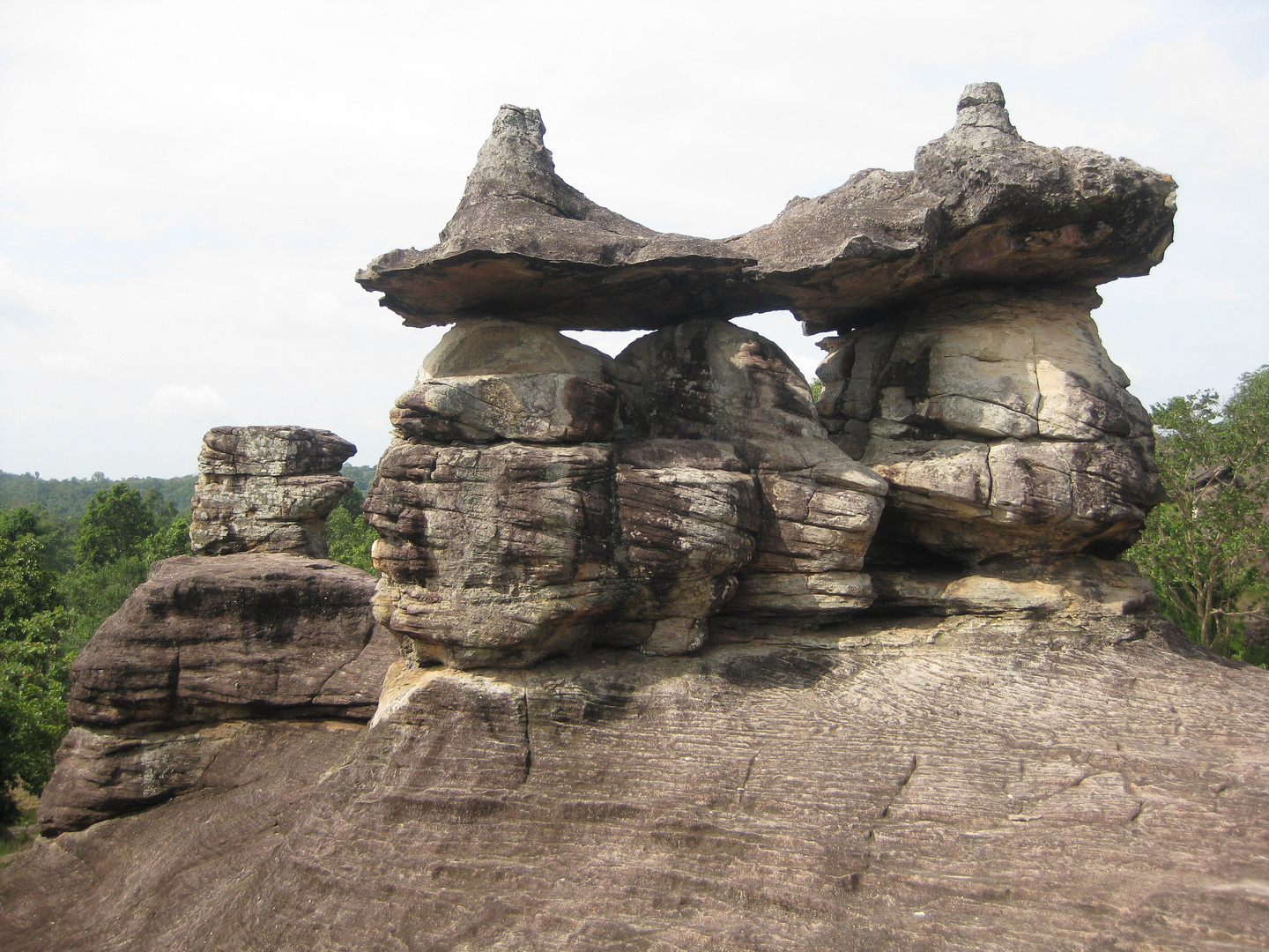 Der Phu Pha Thoep National Park bei Mukdahan