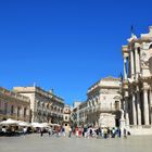 Der Piazza Duomo in Syrakus auf Sizilien