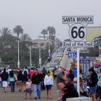 Der Pier von Santa Monica, Ende der Route 66