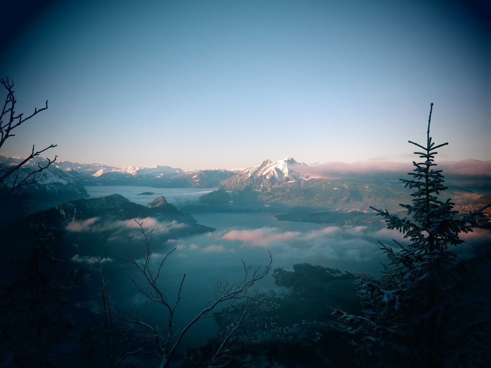 Der Pilatus in der Morgensonne