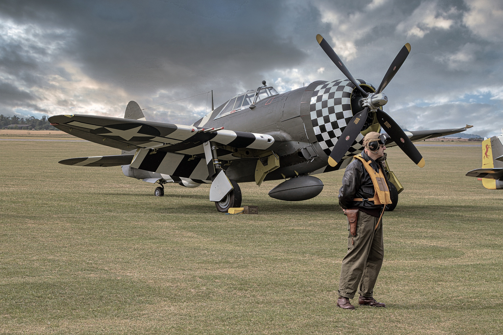 Der Pilot und sein Flugzeug 