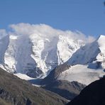 Der Piz Palü im Hochsommer