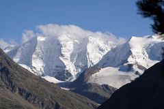 Der Piz Palü im Hochsommer