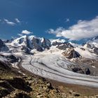 Der Piz Palü mit seinem Gletscher