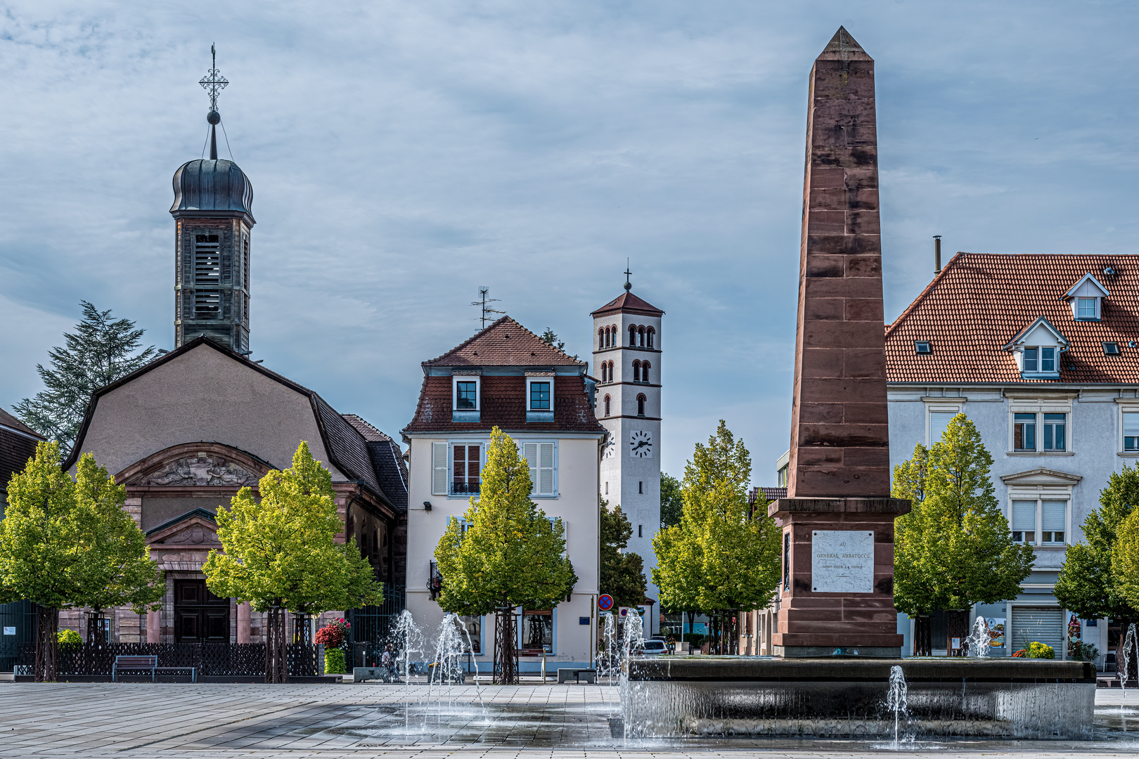 Der Place D'Abbatucci in Huningue