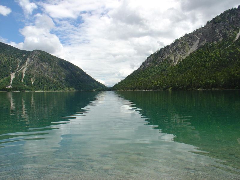 Der Plansee in Bayern