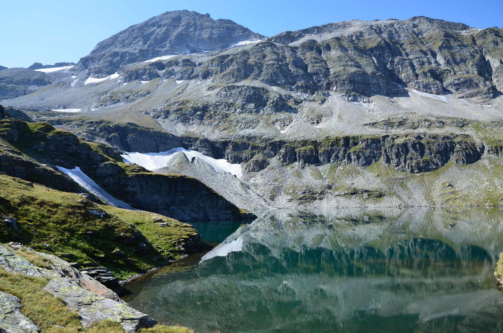 Der Plattachsee am Weg zum Felbertauern