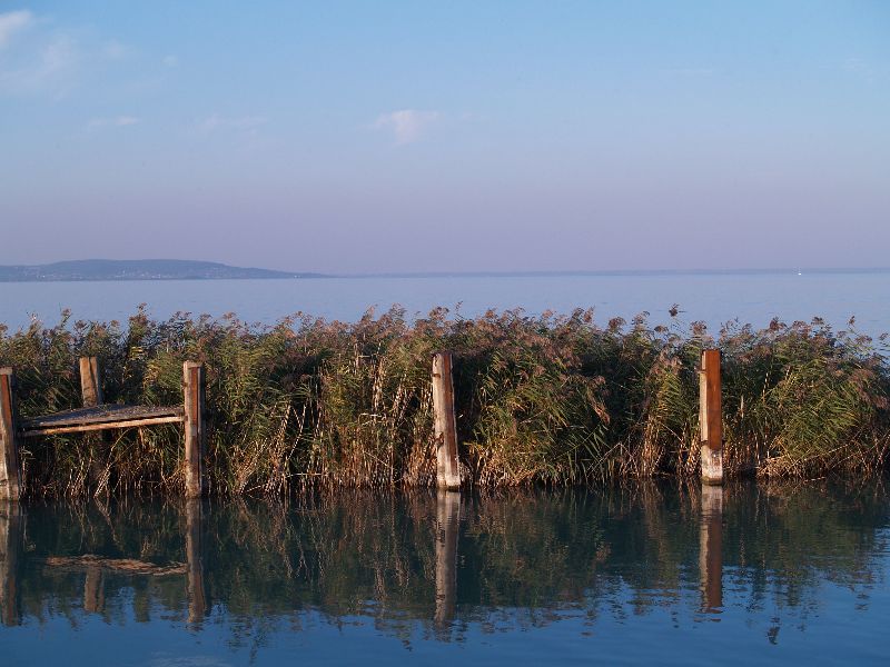 Der Plattensee in Ungarn