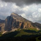 Der Plattkofel auf der Seiser Alm