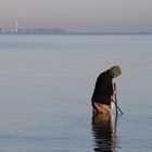 Der Plümper am Strand in Haffkrug