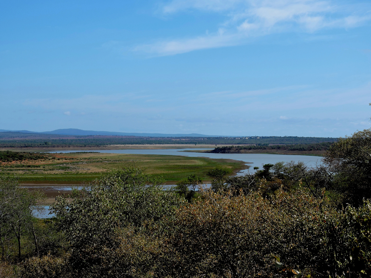 Der Pongola Fluß ,er mündet in den Lake Jozini .