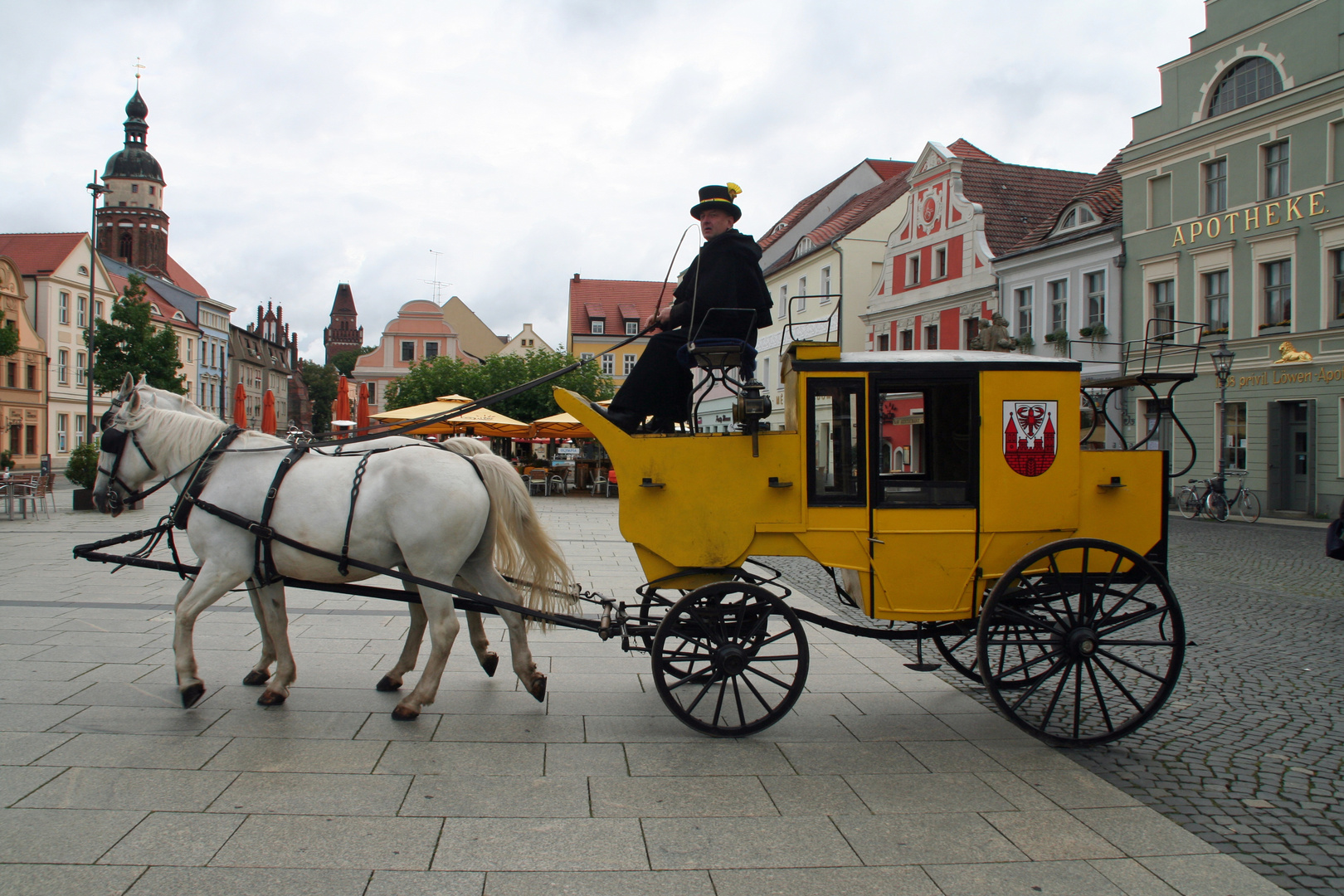 Der Postkutscher auf dem Altmarkt